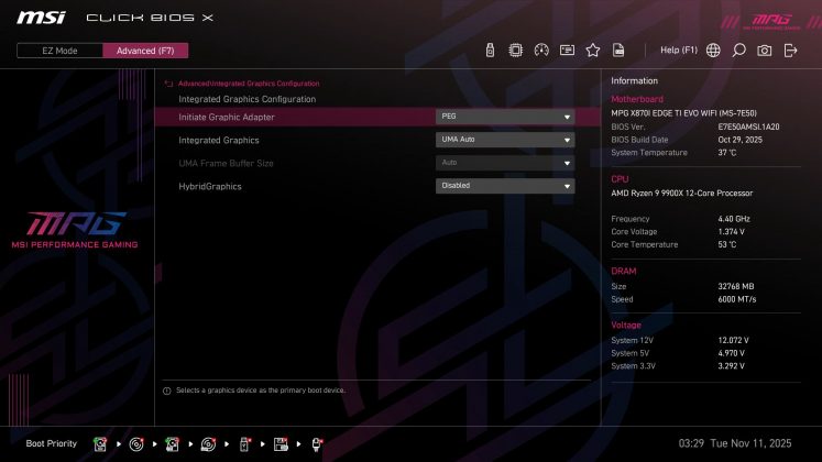 Материнская плата MSI MPG X870I Edge Ti Evo Wifi | DGL.RU