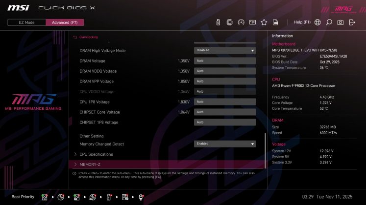 Материнская плата MSI MPG X870I Edge Ti Evo Wifi | DGL.RU