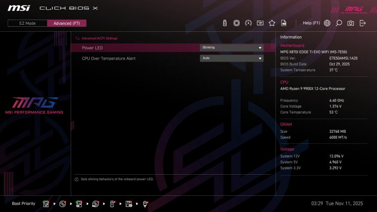Материнская плата MSI MPG X870I Edge Ti Evo Wifi | DGL.RU
