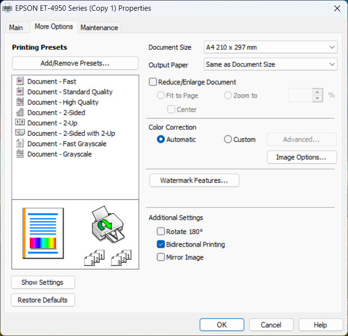 Обзор Epson EcoTank ET-4950: экономичный многофункциональный принтер картинка МФУ Epson EcoTank ET-4950: экономичный принтер | DGL.RU