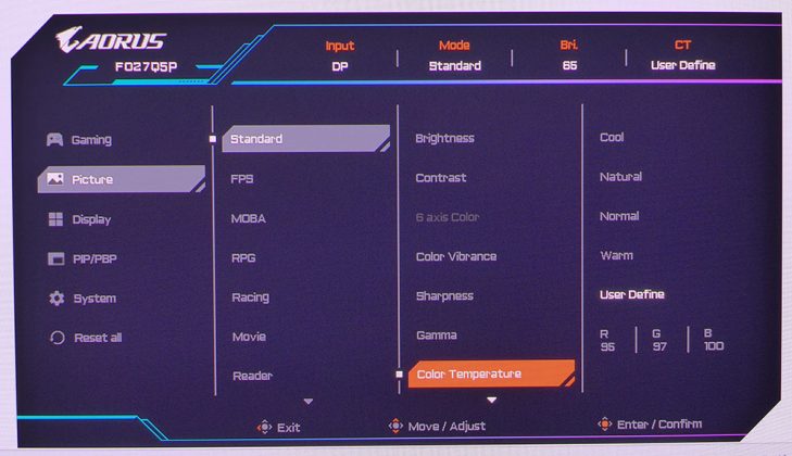 Монитор Gigabyte Aorus FO27Q5P поднимает планку | DGL.RU
