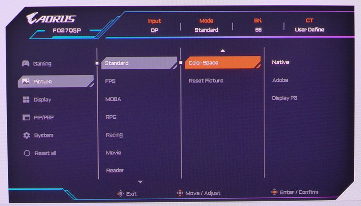 Монитор Gigabyte Aorus FO27Q5P поднимает планку | DGL.RU