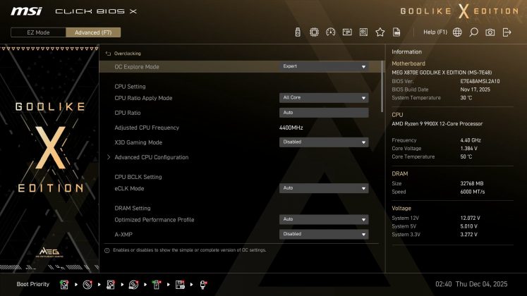 Обзор MSI X870E Godlike X: плата для элиты | DGL.RU