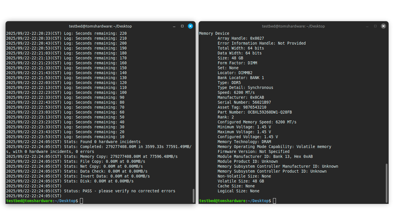 Обзор Biwin Black Opal OC Lab Gold Edition DDR5-6000 C28 4x48GB: высокопроизводительная память картинка Память Black Opal OC Lab Gold Edition DDR5-6000 | DGL.RU