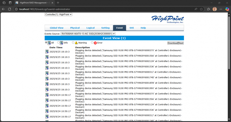 Плата RocketAIC 7608AW: быстрый SSD-массив | DGL.RU
