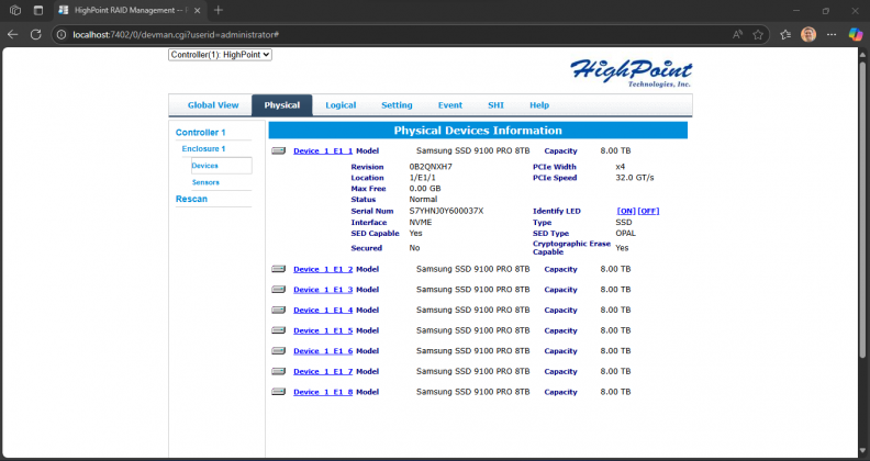 Плата RocketAIC 7608AW: быстрый SSD-массив | DGL.RU