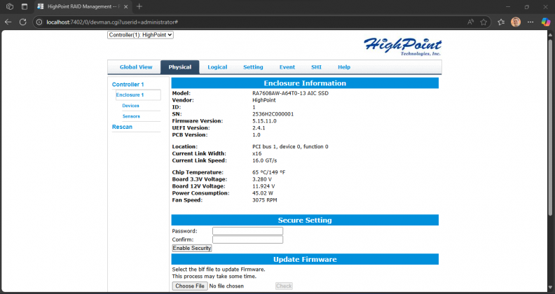 Плата RocketAIC 7608AW: быстрый SSD-массив | DGL.RU