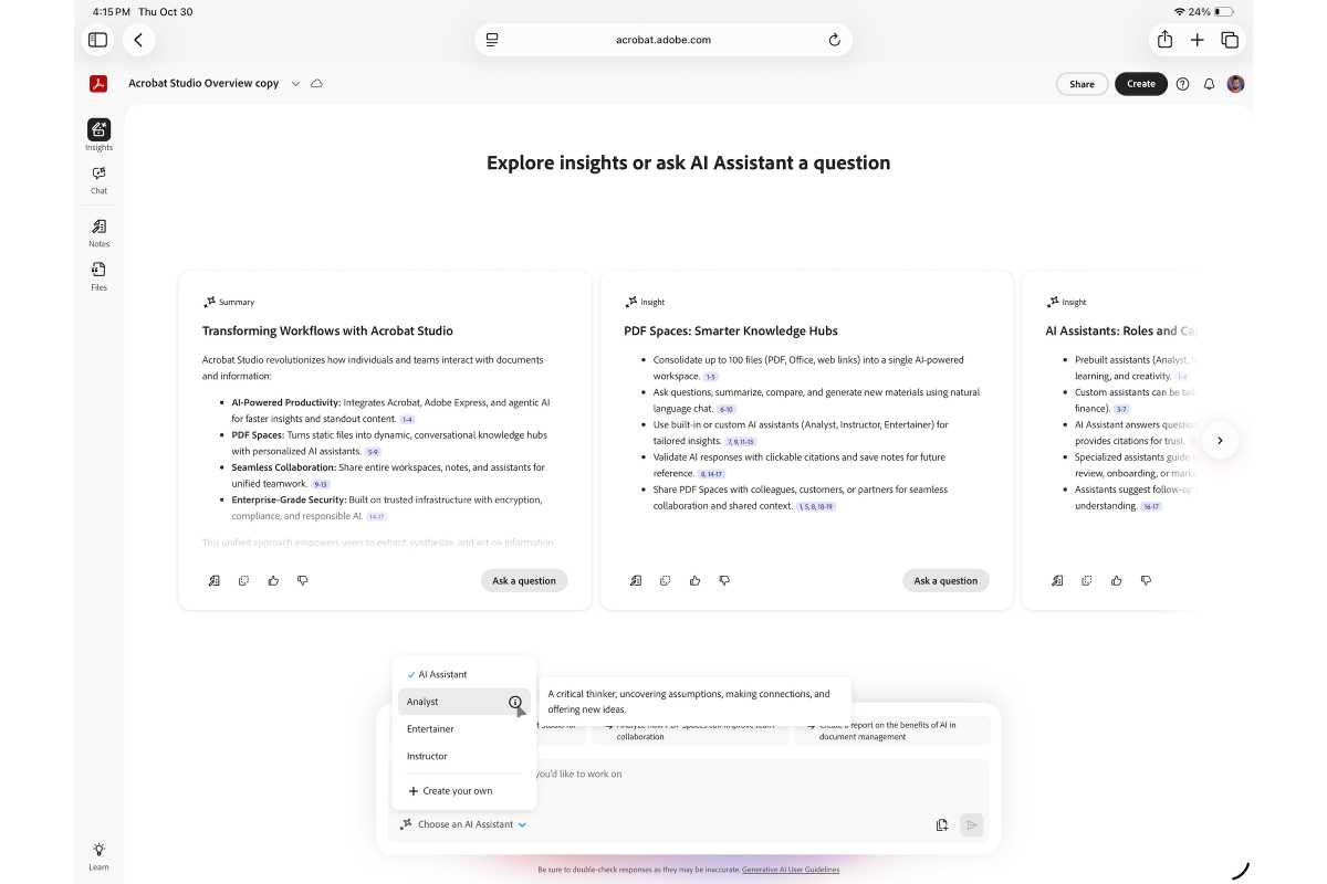 ПО Acrobat Studio: PDF-файлы читают сами себя | DGL.RU