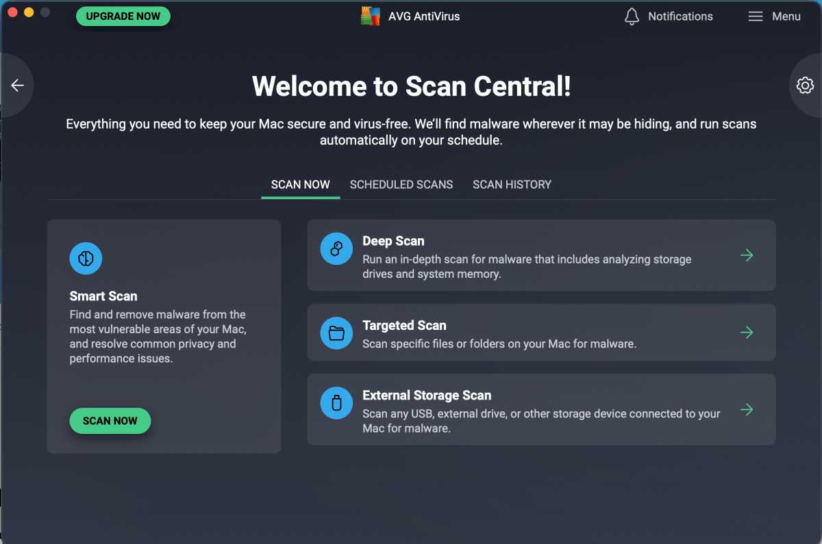 ПО AVG Free Antivirus for Mac против угроз macOS | DGL.RU