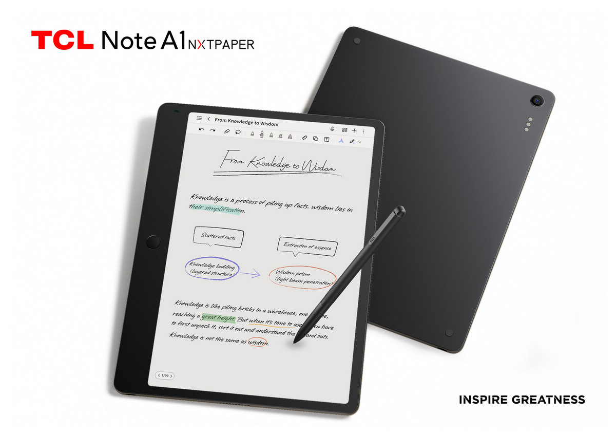 Планшет TCL Note A1 NxtPaper: убийца E-Ink? | DGL.RU