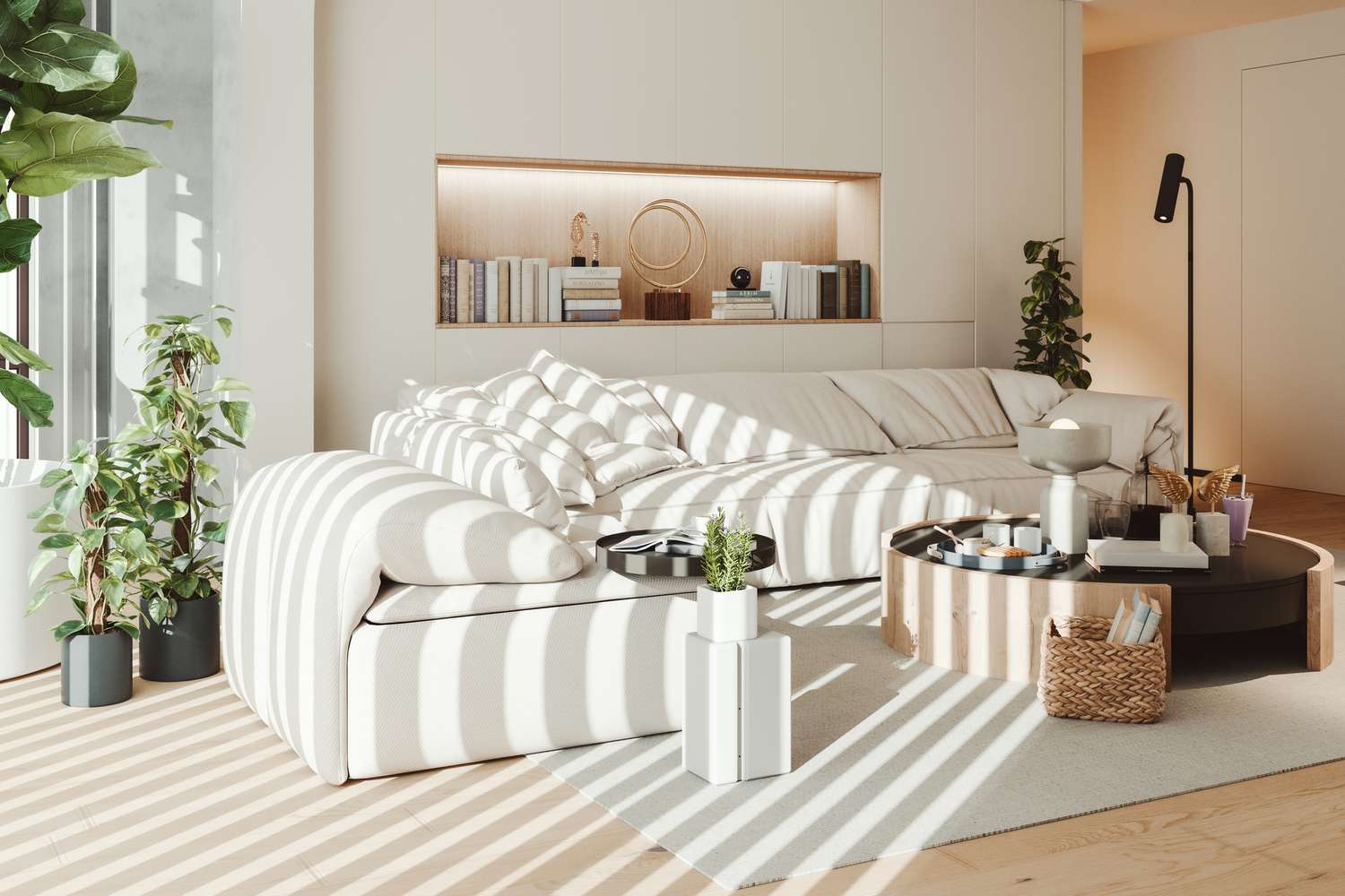 Трендовая гостиная 2026: приходят уют и многослойность