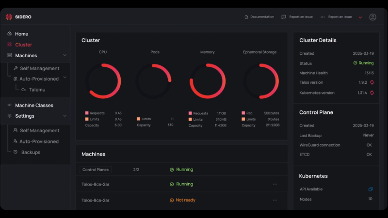 Премия InfoWorld «Технология года — 2025»: Управление приложениями картинка Omni, Sidero Labs