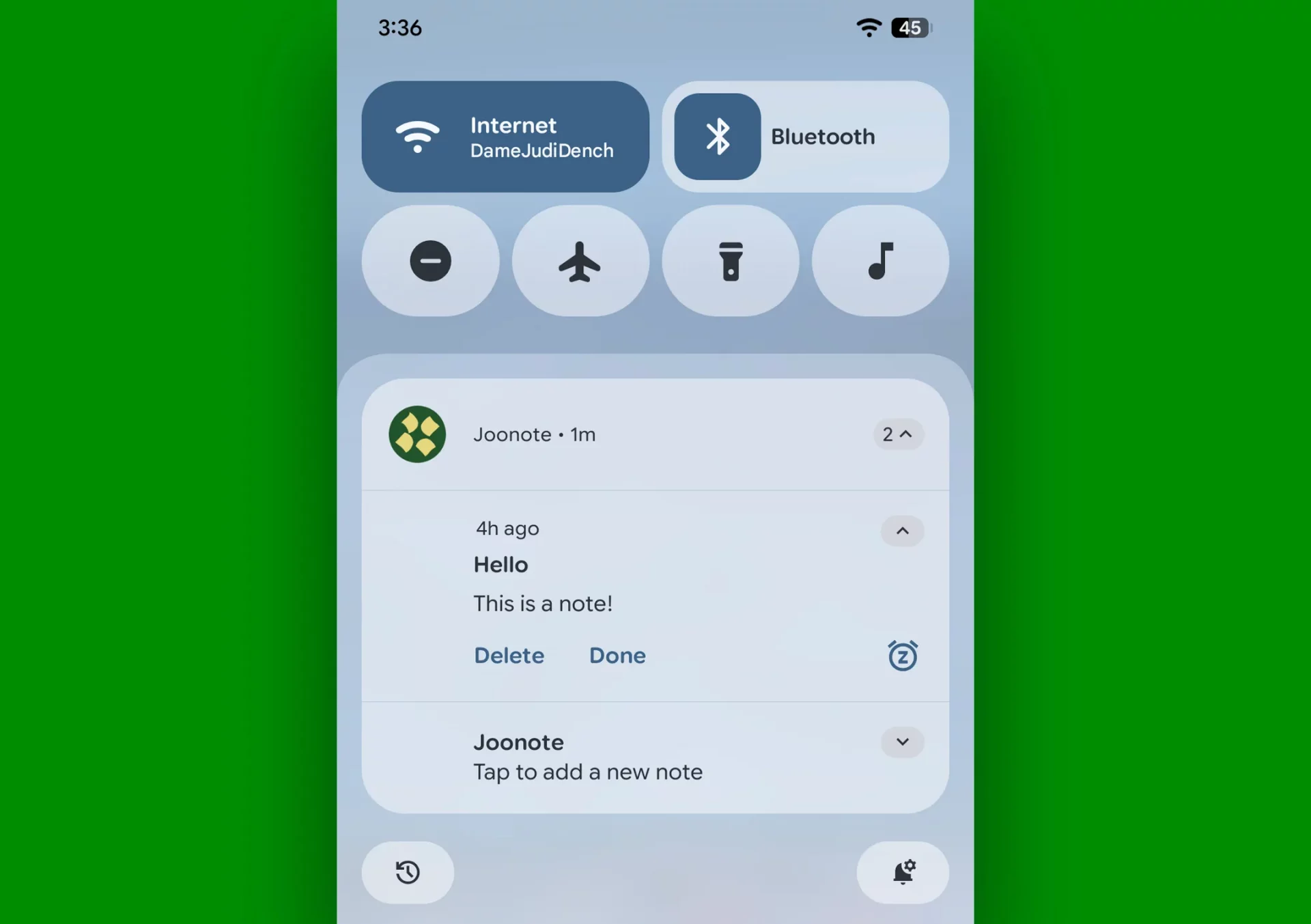Joonote: приложение для заметок в уведомлениях | DGL.RU