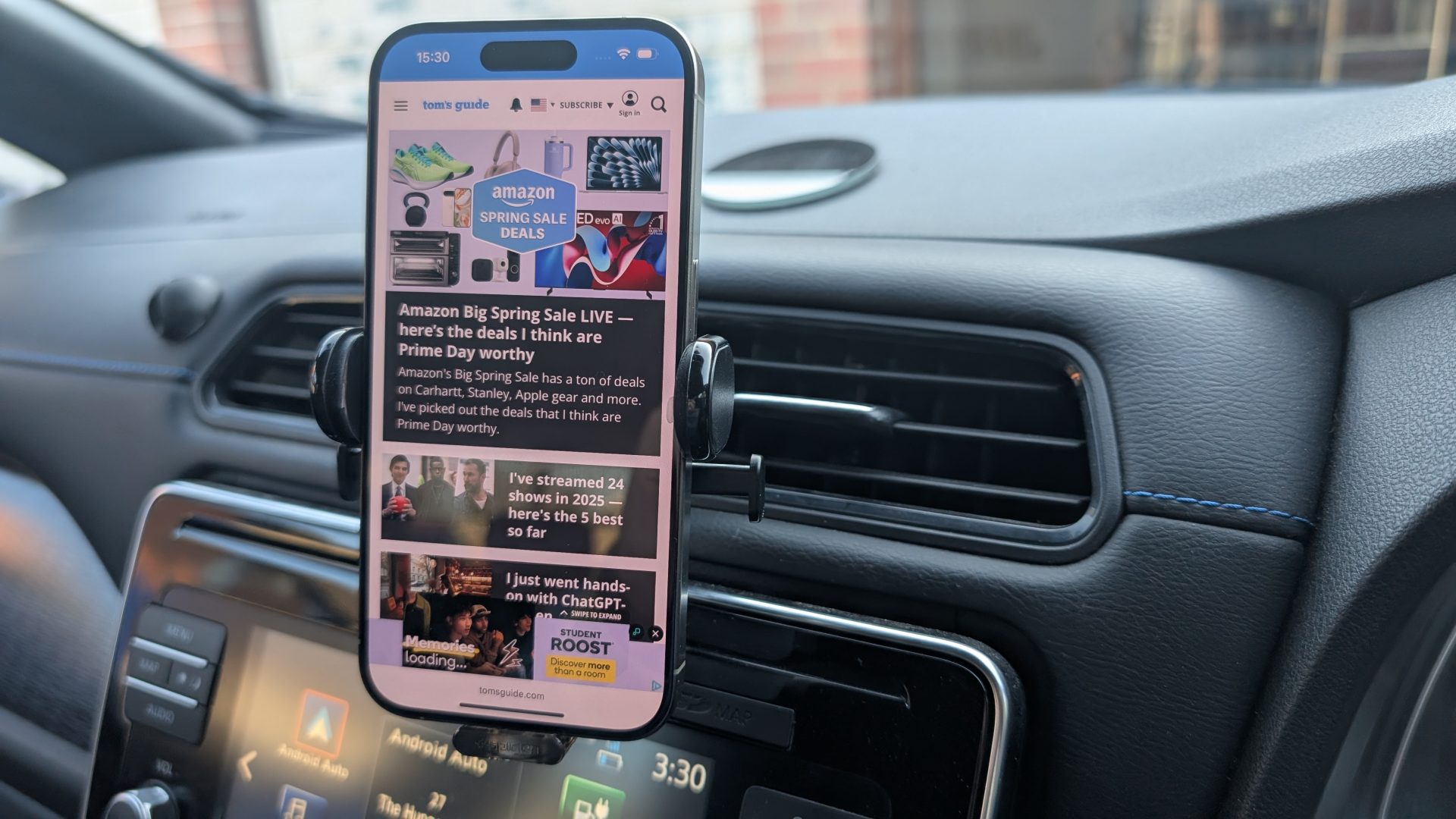 Обзор Spigen OneTap Universal — надежный автодержатель картинка Spigen OneTap Universal