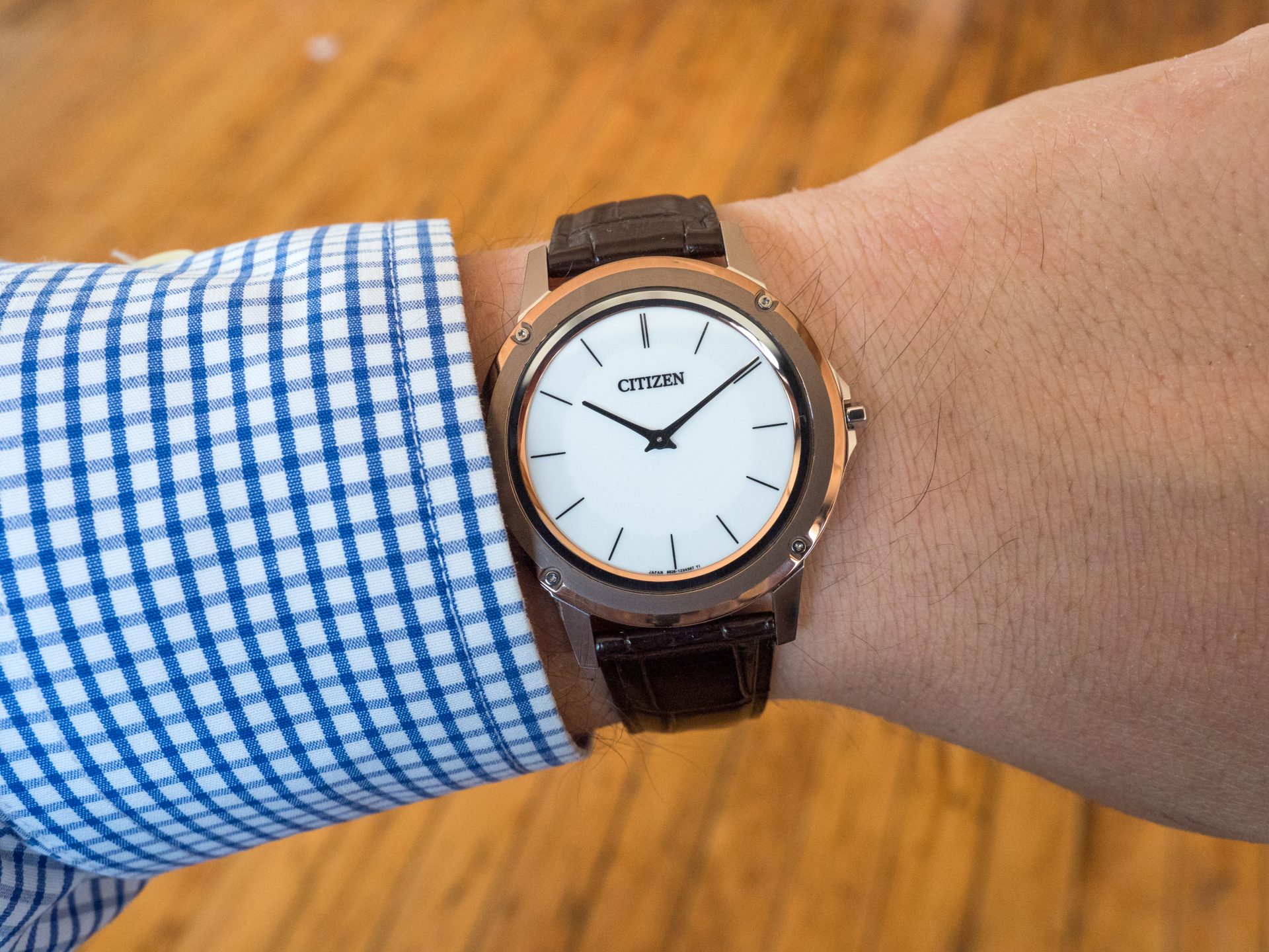 Обзор Citizen Eco-Drive One: самые тонкие часы, работающие от света картинка Citizen Eco-Drive One