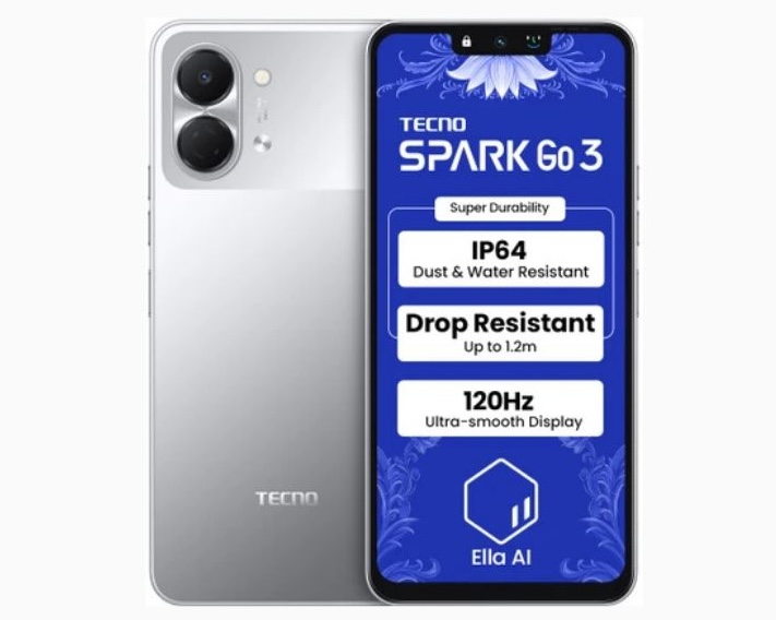 Смартфон Tecno Spark Go 3: экран 120 Гц | DGL.RU