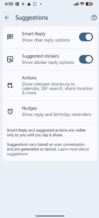Смартфон Google: новые умные ответы в чате | DGL.RU