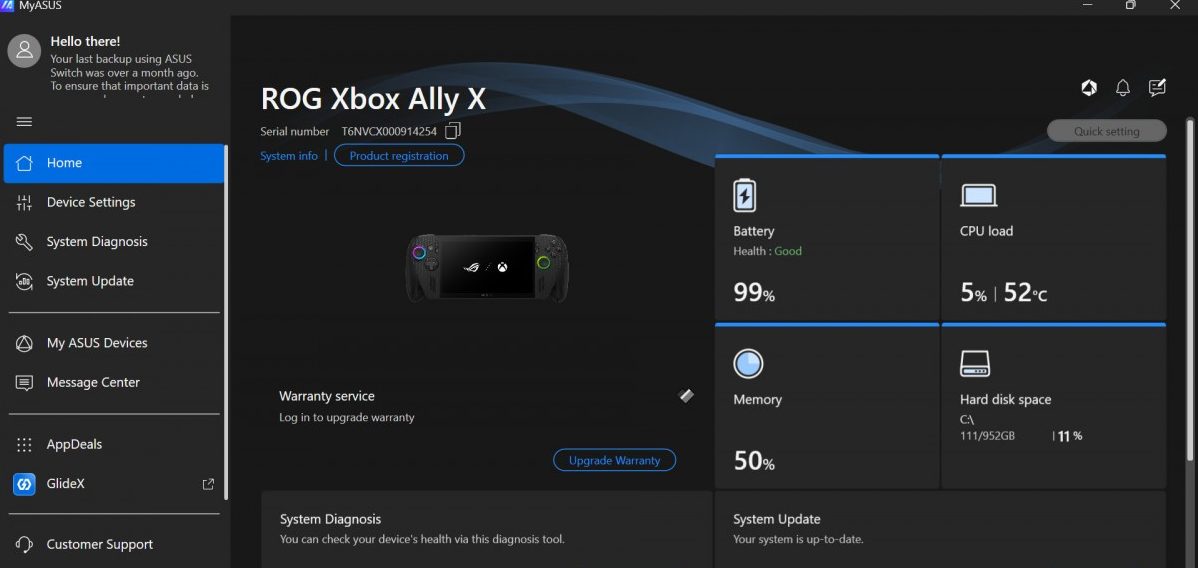 Игровая консоль Asus ROG Xbox Ally X | DGL.RU