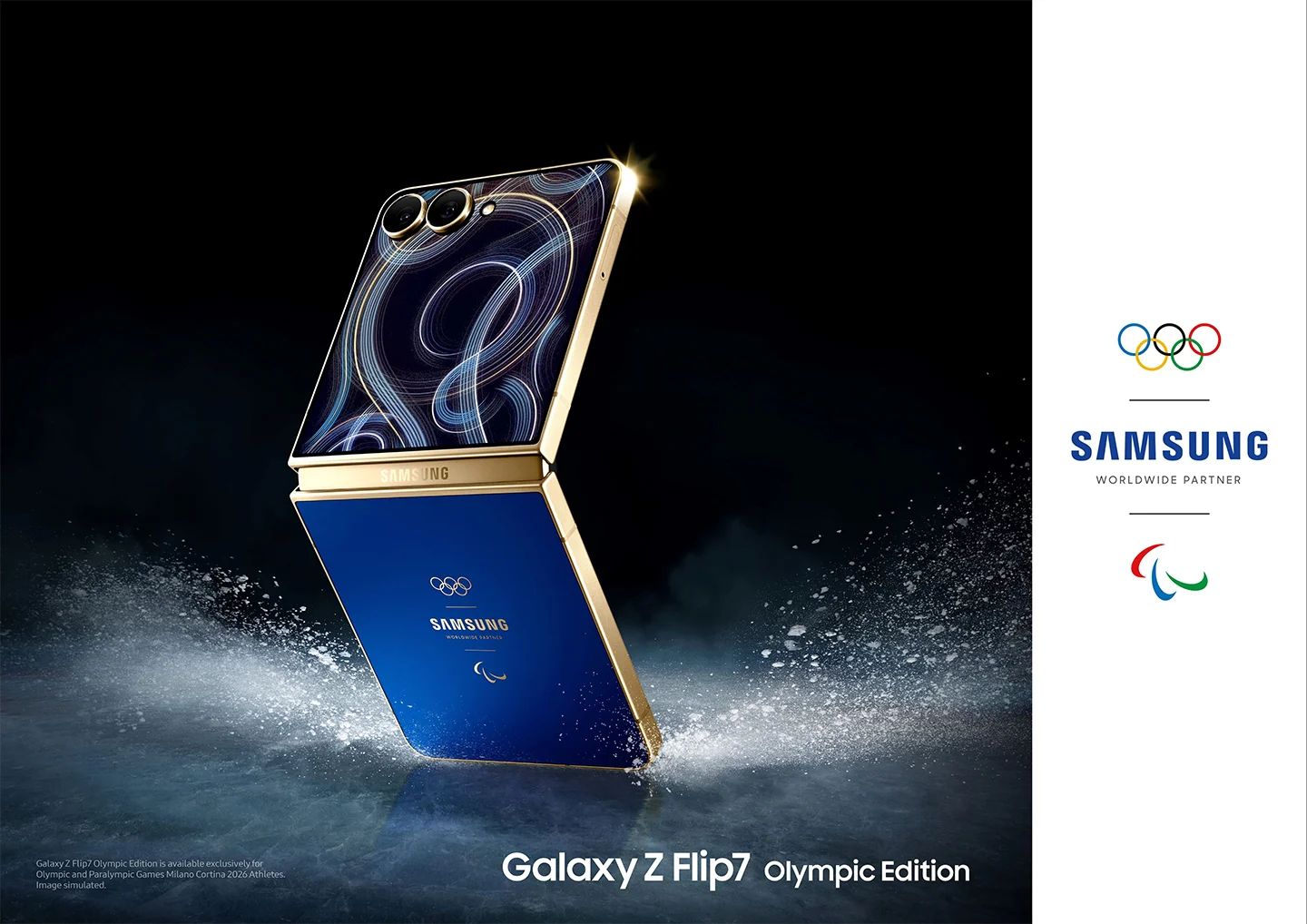 Самый желанный Z Flip 7: мечта, которую Samsung запретил продавать картинка Galaxy Z Flip 7 Olympic Edition