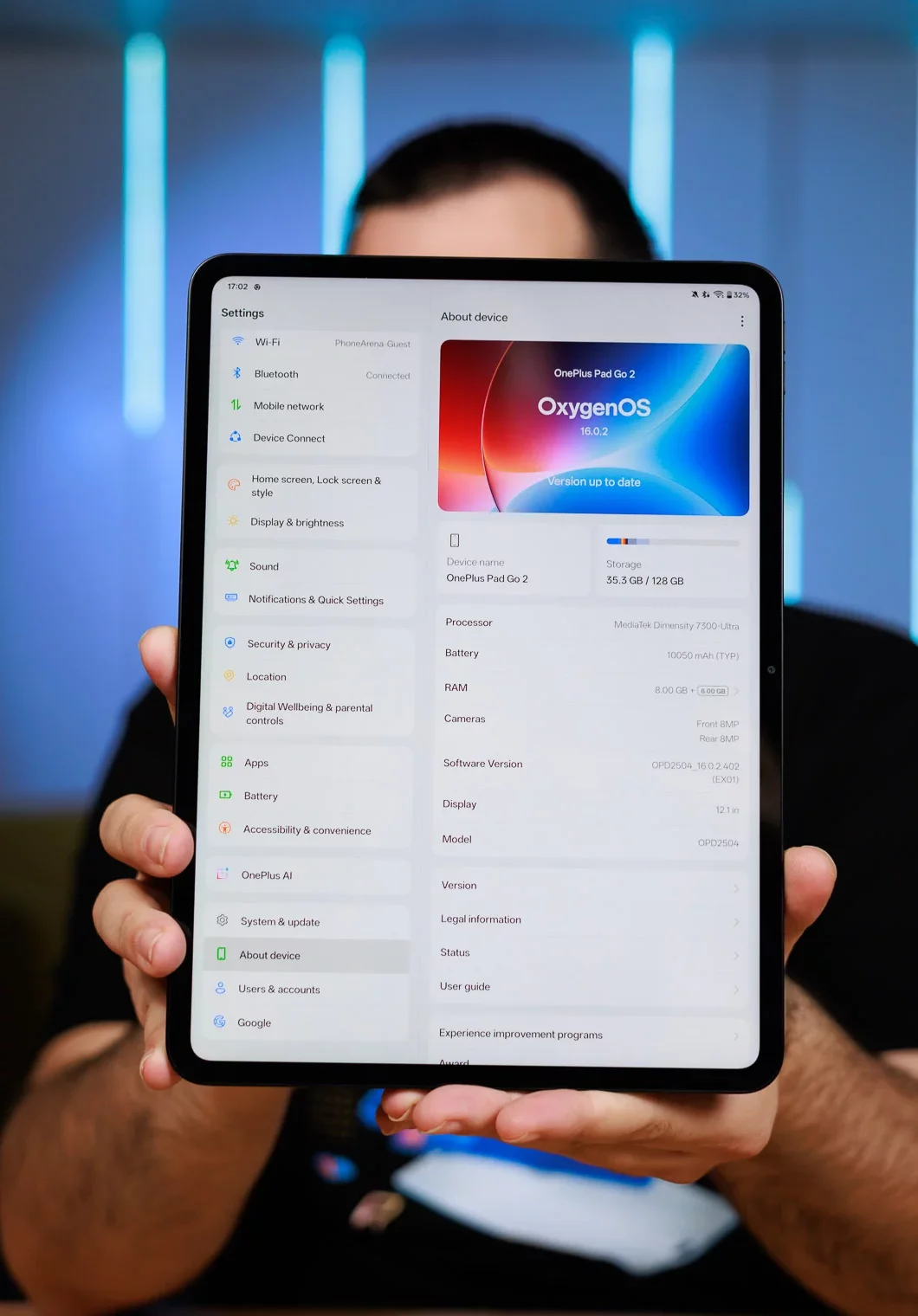 OnePlus Pad Go 2: достойное время автономной работы картинка Планшет OnePlus Pad Go 2: батарея решает всё | DGL.RU