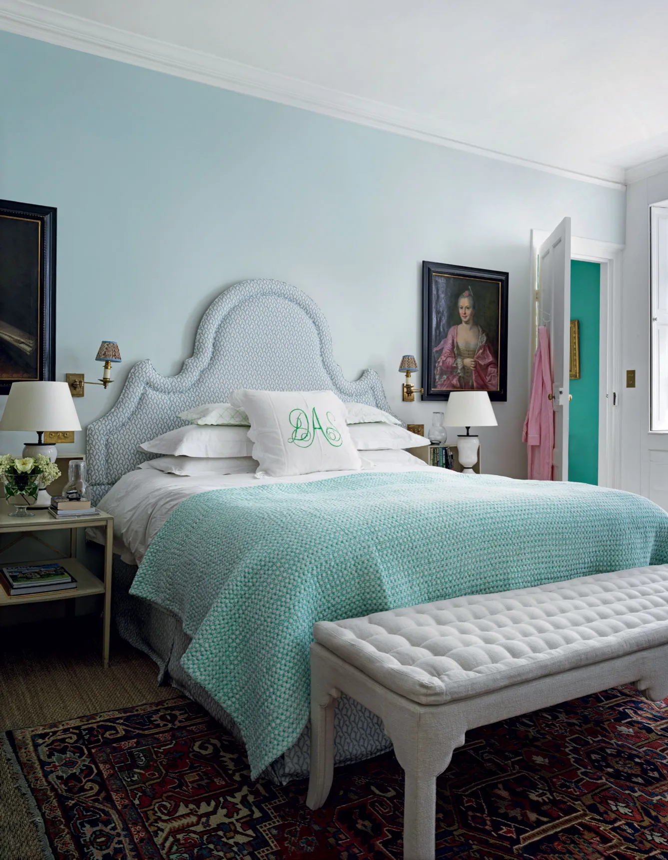 Дизайн спальни в синих тонах: 23 фото | DGL.RU