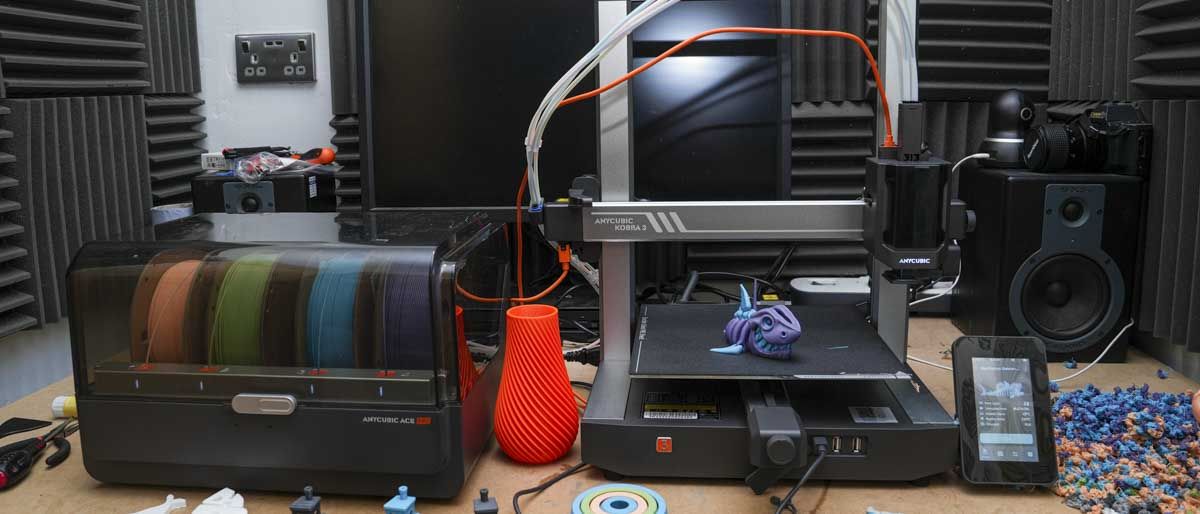 Обзор Anycubic Kobra 3 Combo: цветная печать для всех