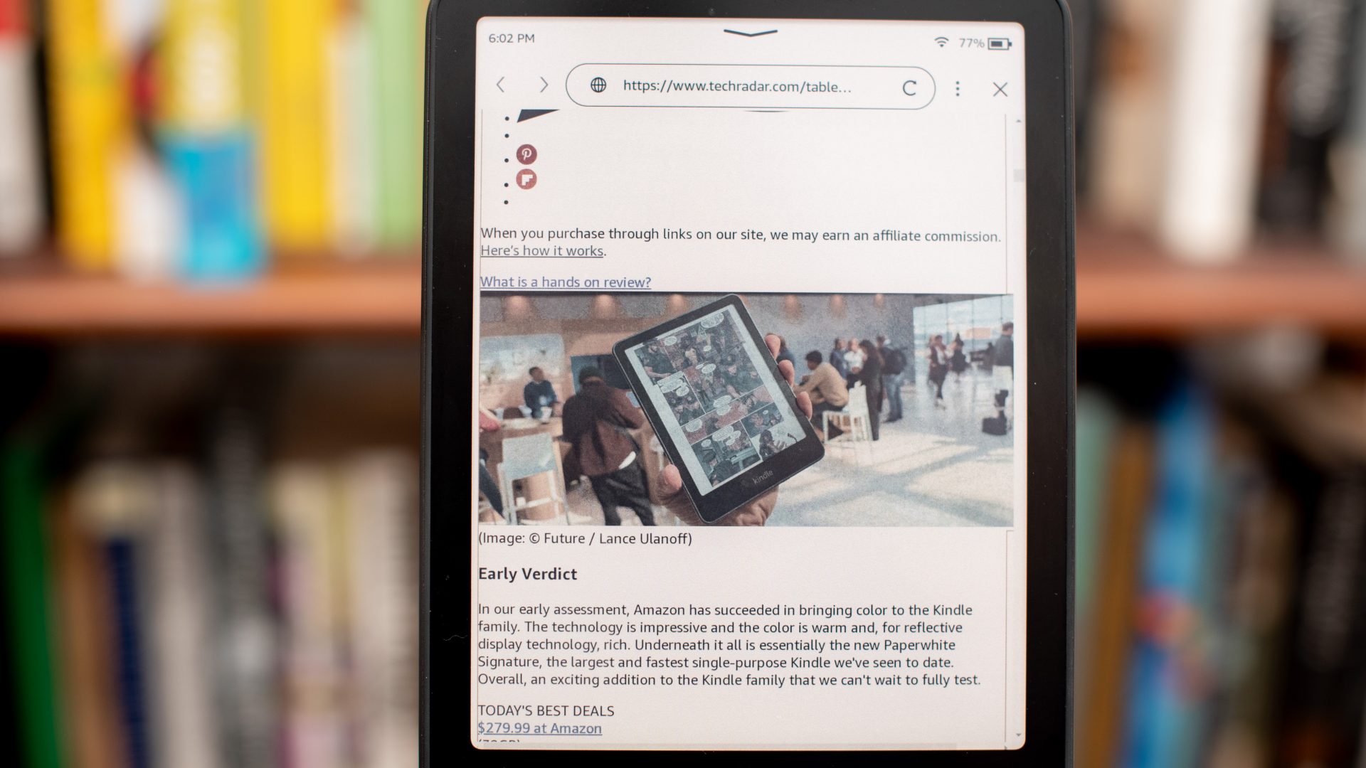 Обзор Amazon Kindle Colorsoft — цветные книги и комиксы картинка Amazon Kindle Colorsoft