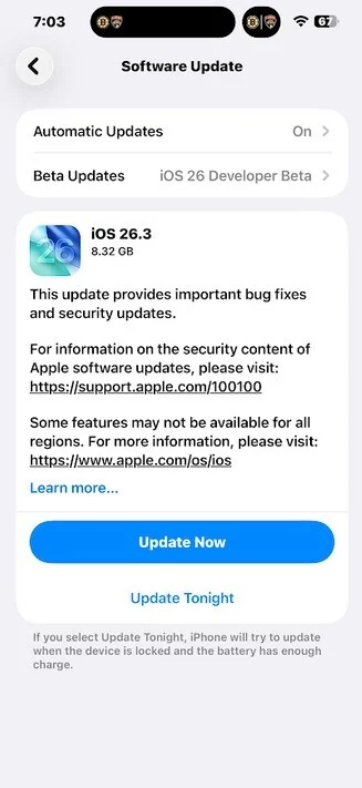 Apple повышает уровень безопасности некоторых моделей iPhone с помощью iOS 26.3. Подходит ли ваш iPhone?