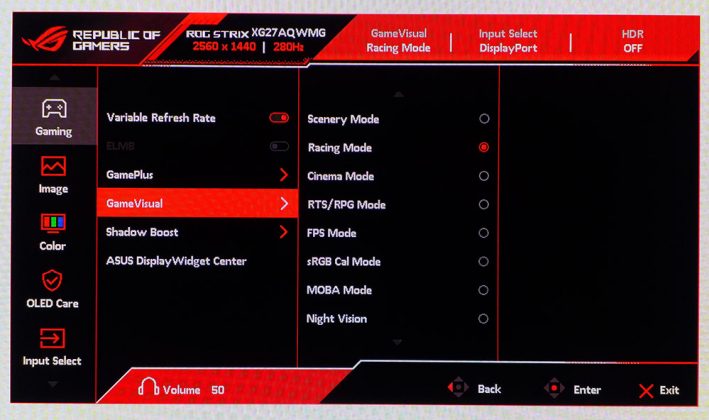 Игровой монитор Asus ROG Strix XG27AQWMG | DGL.RU