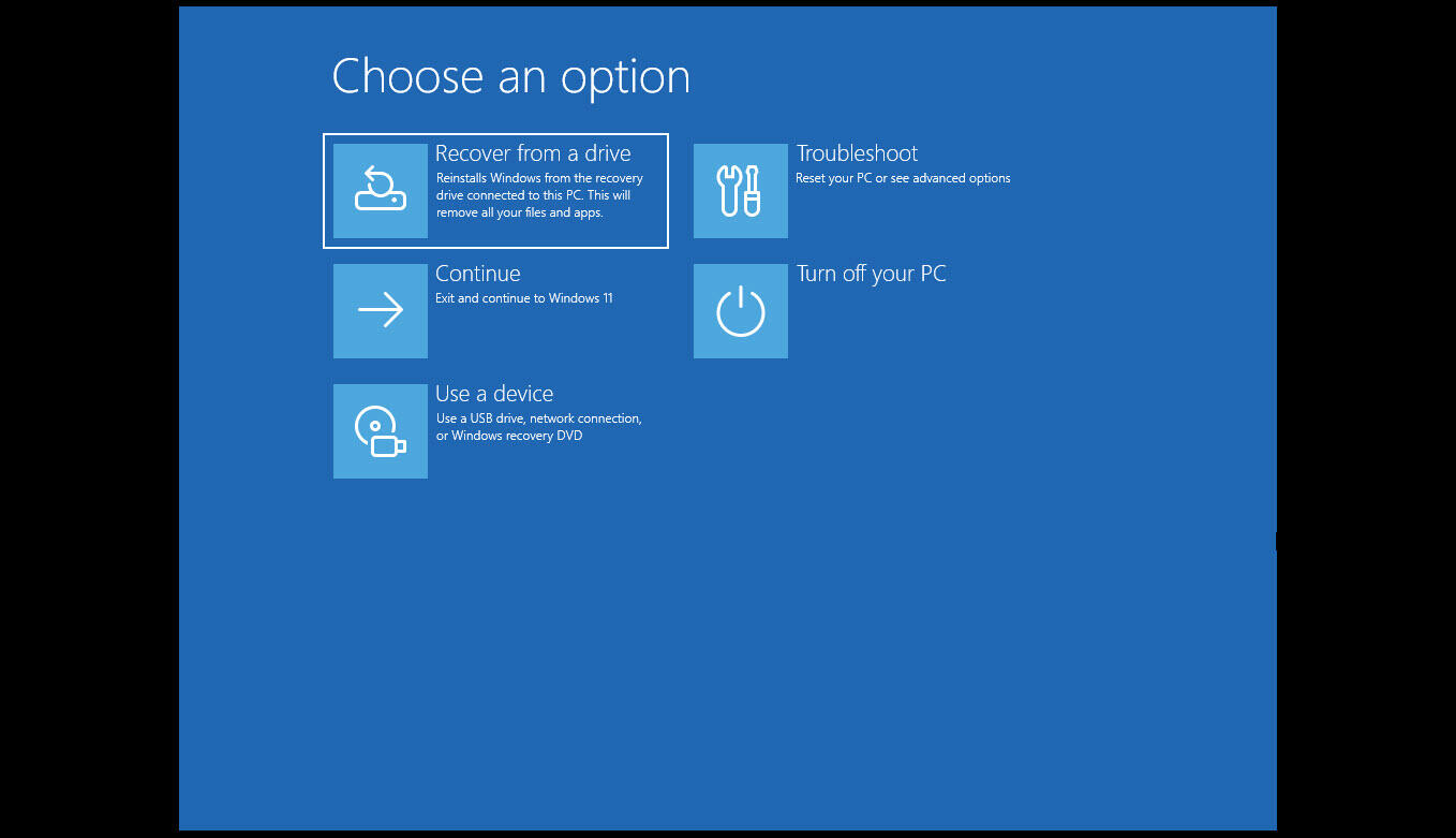 Инструмент Windows: Диск восстановления ПК | DGL.RU