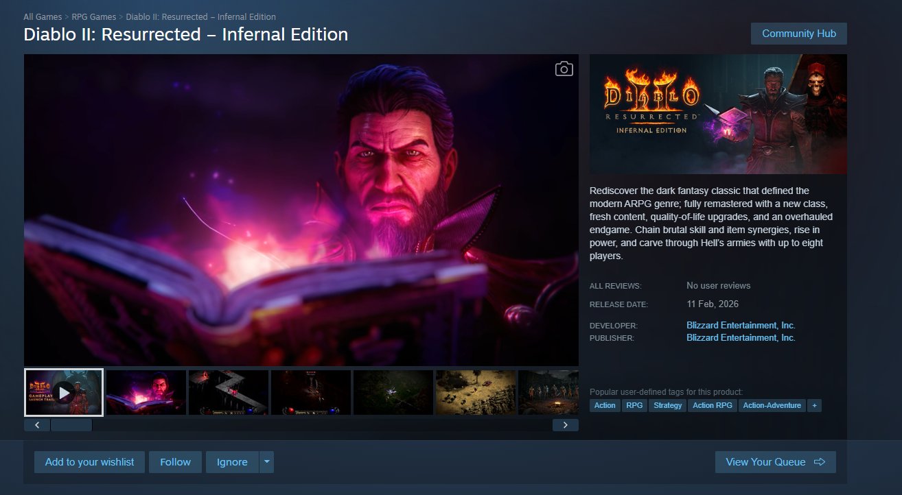 Видеоигра Diablo 2 получила крупное дополнение | DGL.RU