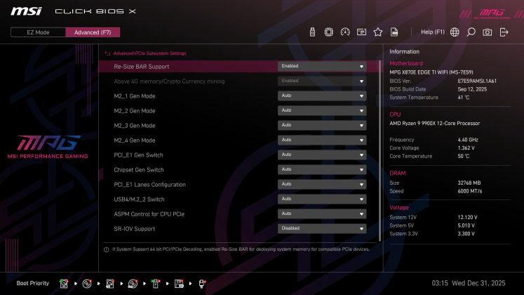 Материнская плата MSI MPG X870E Edge Ti Wifi | DGL.RU
