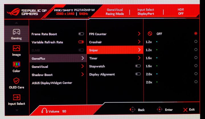 Монитор Asus ROG Swift PG27AQWP-W | DGL.RU