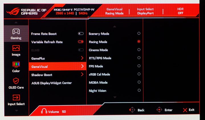 Монитор Asus ROG Swift PG27AQWP-W | DGL.RU