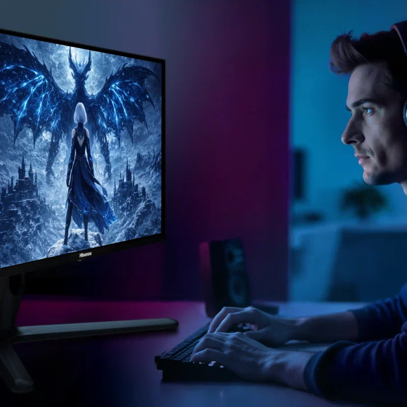 Новая техника Hisense уже в России и прокачивает дом — топ-5 устройств для хаба развлечений картинка Монитор Hisense 27G7Q PRO и техника для дома | DGL.RU