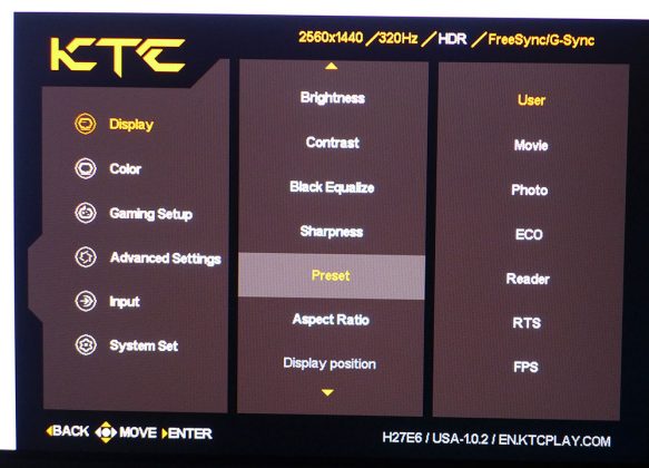 Монитор KTC H27E6: 320 Гц и QHD ниже рынка | DGL.RU