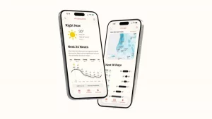 Приложение для смартфона Acme Weather: два прогноза погоды на случай ошибки