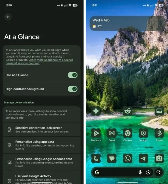 Google Pixel получил виджет «At a Glance» | DGL.RU