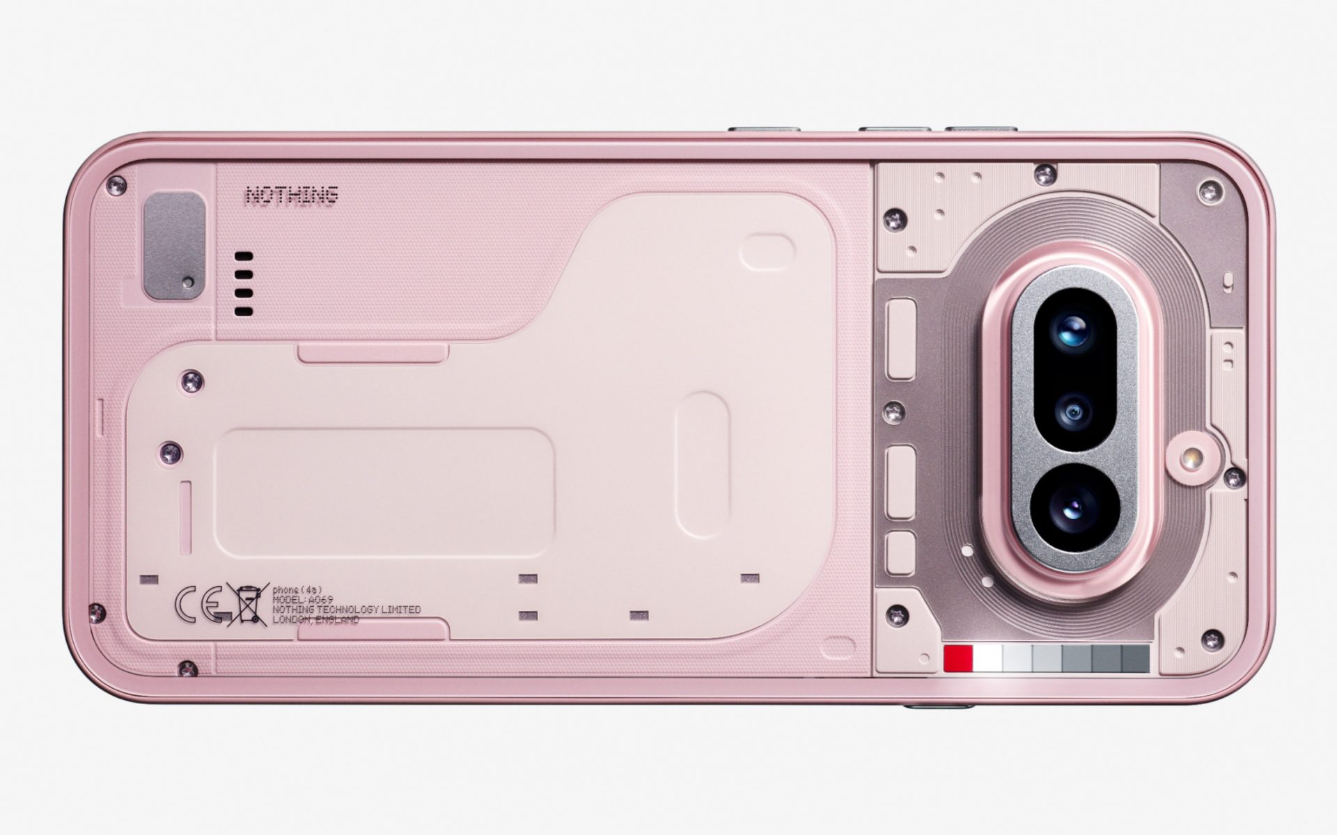 Смартфон Nothing Phone (4a): первые официальные фото розовой версии и дата анонса