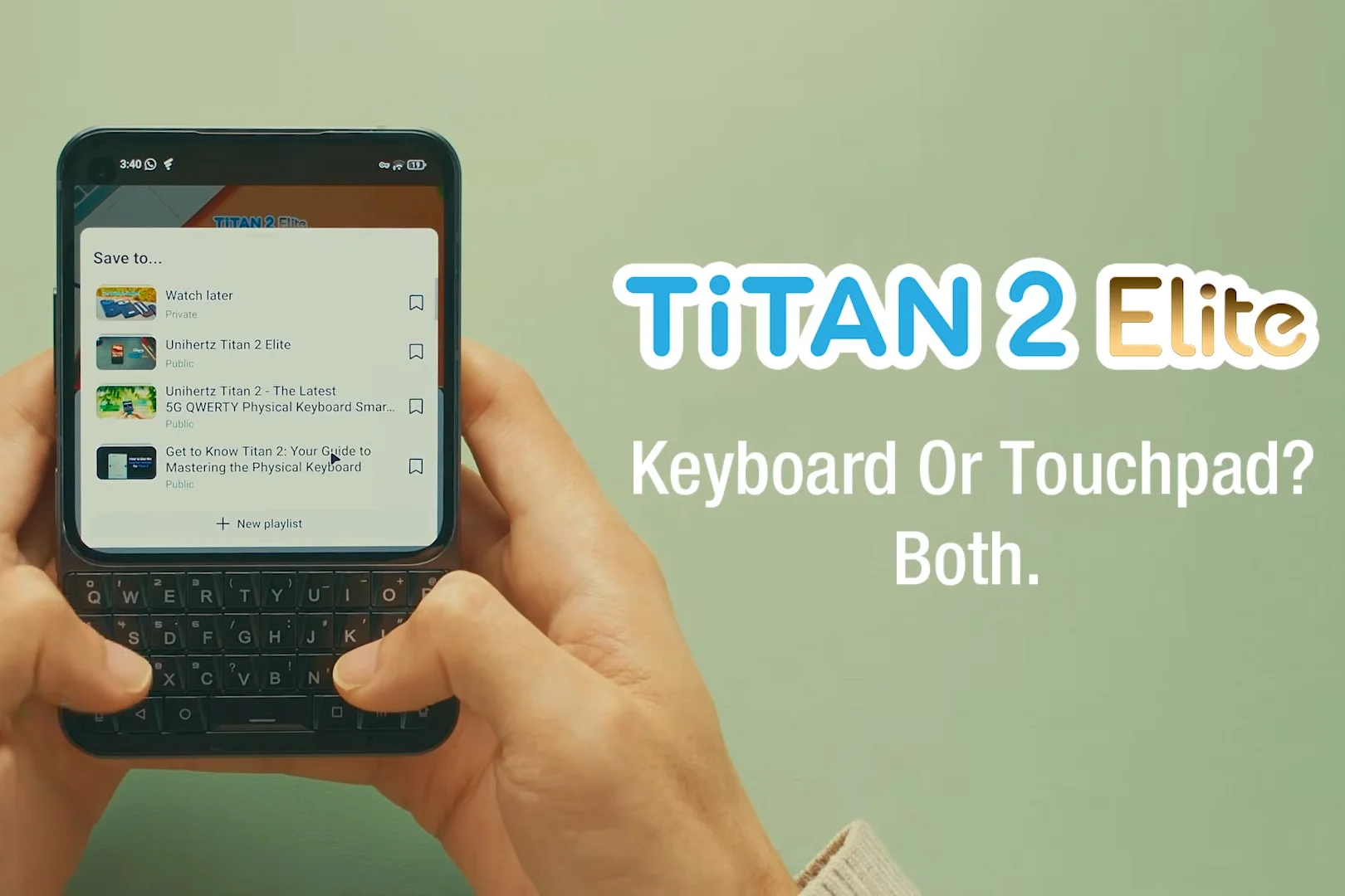 Unihertz Titan 2 Elite: зачем этот кирпич, если клавиатура теперь не мешает? картинка Unihertz Titan 2 Elite: QWERTY-клавиатура | DGL.RU