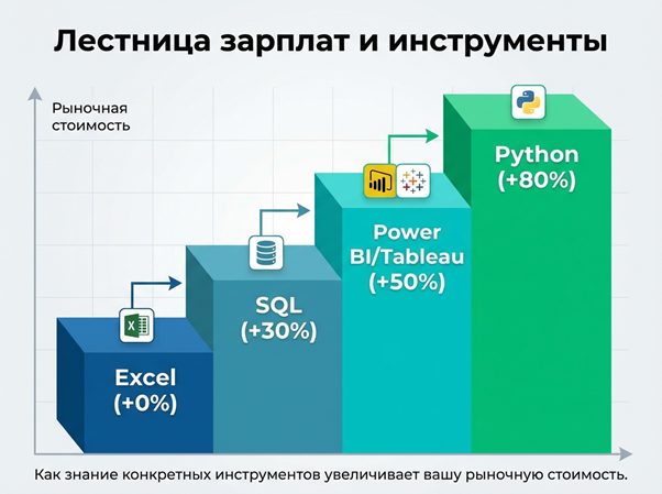Зарплата Data аналитика | Разбор вилки от 60 000 до 290 000+ ₽ фото