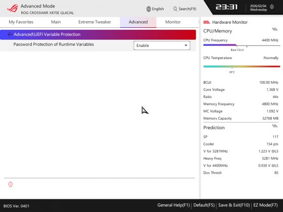 Asus ROG Crosshair X870E Glacial &mdash; плата с LCD | DGL.RU