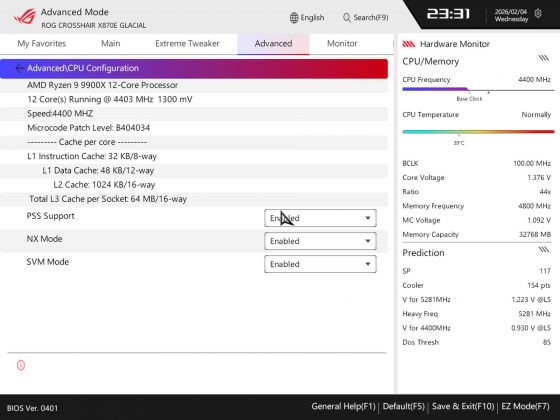 Asus ROG Crosshair X870E Glacial &mdash; плата с LCD | DGL.RU