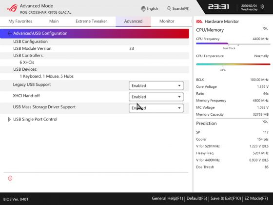 Asus ROG Crosshair X870E Glacial &mdash; плата с LCD | DGL.RU