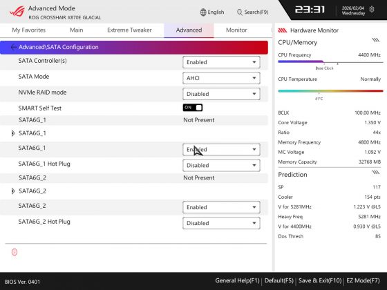 Asus ROG Crosshair X870E Glacial &mdash; плата с LCD | DGL.RU