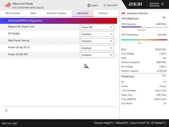 Asus ROG Crosshair X870E Glacial &mdash; плата с LCD | DGL.RU