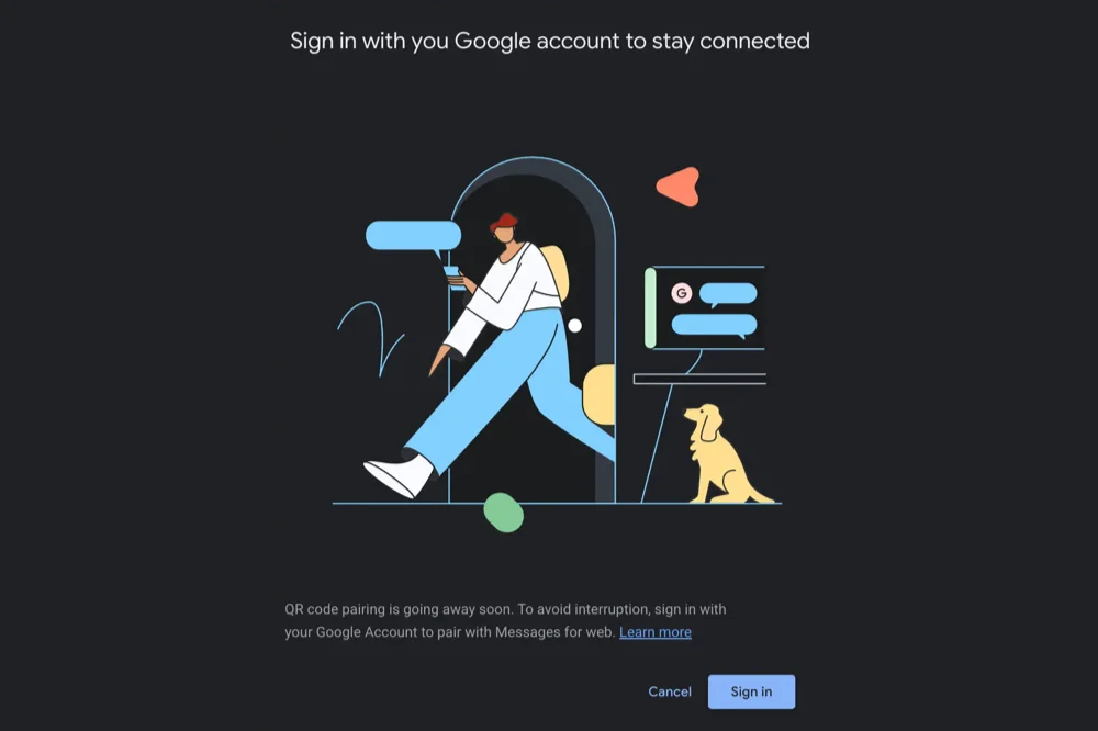 Google Сообщений в браузере отправляют в утиль. Российские пользователи в списке первых фото