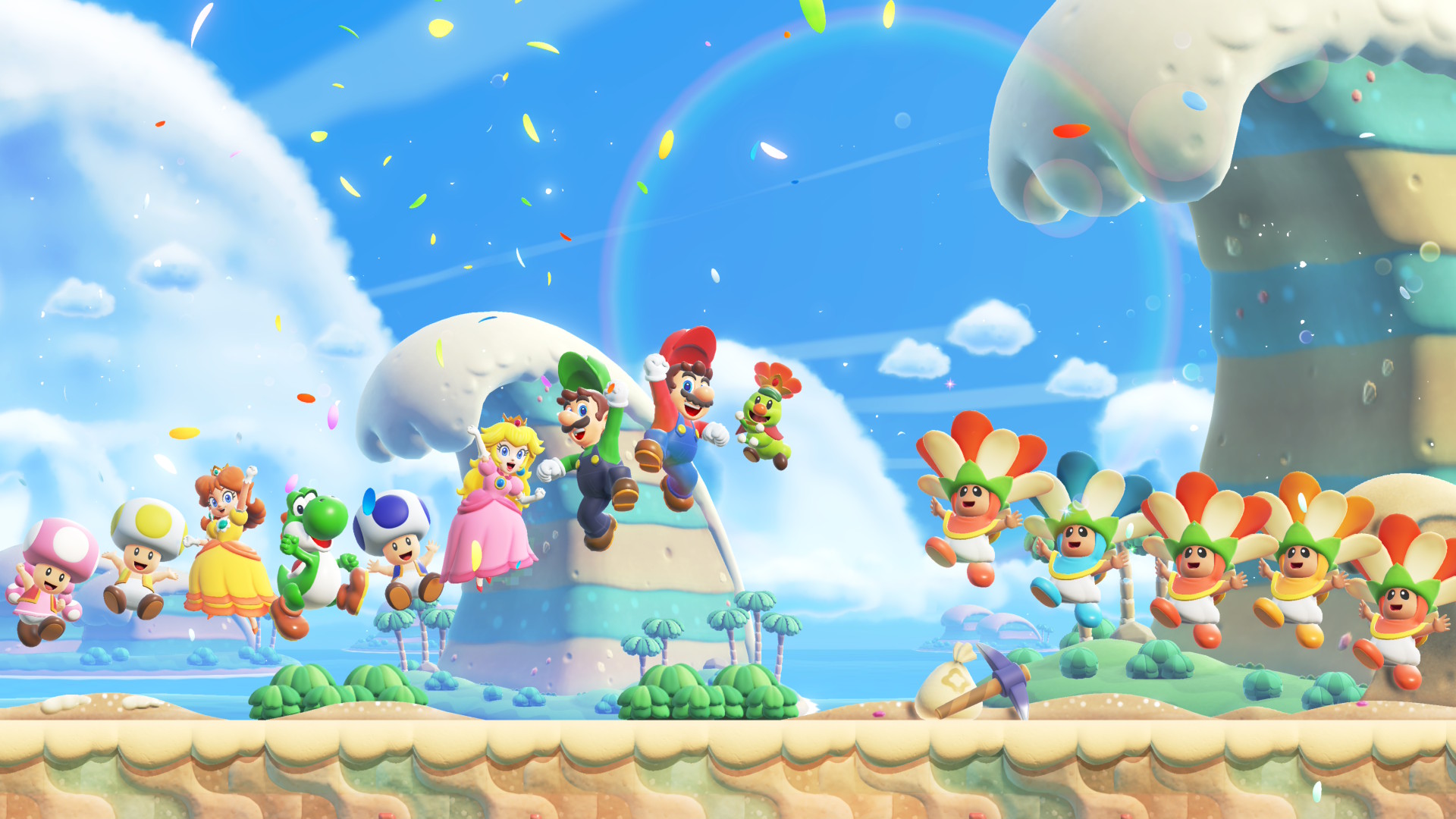 Обзор Super Mario Bros. Wonder - креативные боссы и хаос картинка Игра Super Mario Bros. Wonder для Switch 2 | DGL.RU