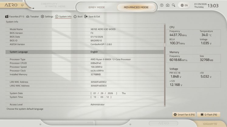 Материнская плата Gigabyte X870E Aero X3D Wood | DGL.RU