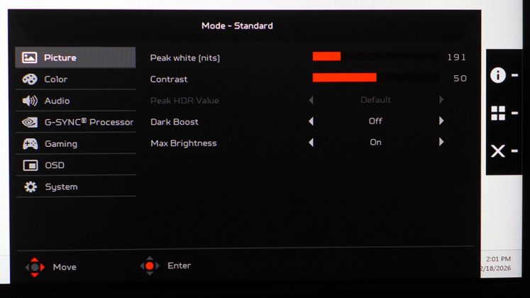Монитор Acer Predator XB273U F5: G-Sync Pulsar | DGL.RU
